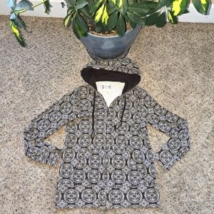 Ruff Hewn Zip-up Hooded Sweatshirt Women's Sz Med